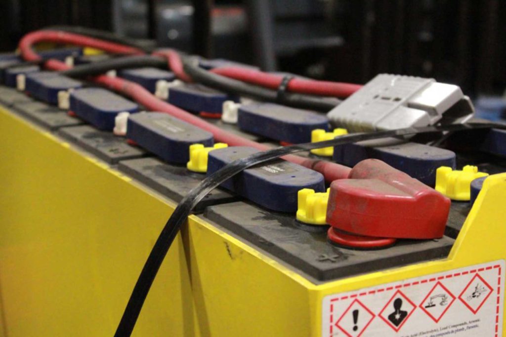 Forklift battery