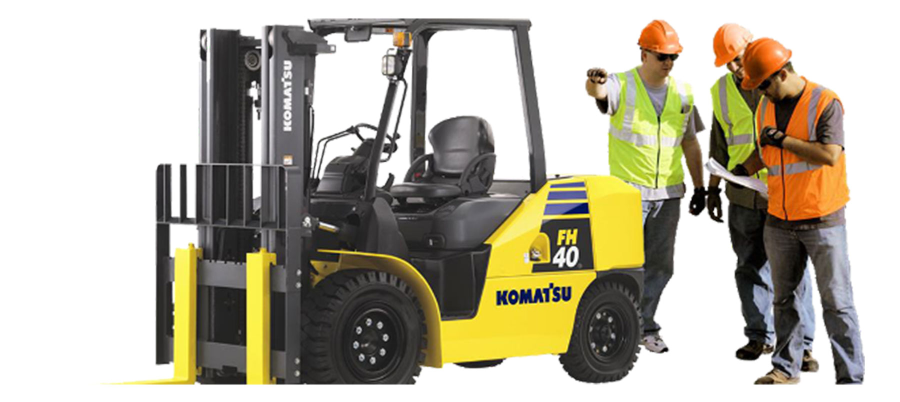Working on a Forklift